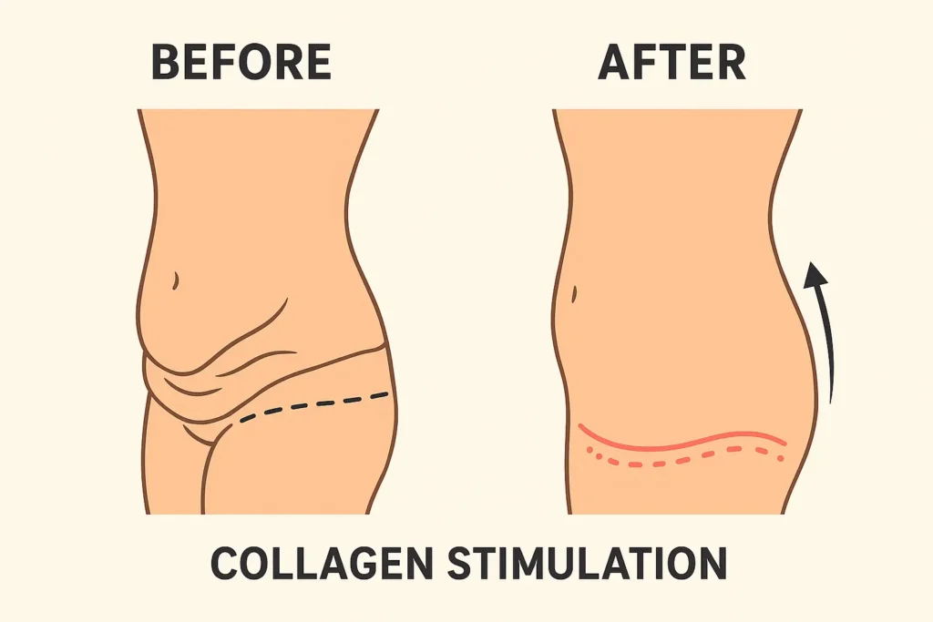 Before and after results for sagging skin after weight loss injections Ravensthorpe